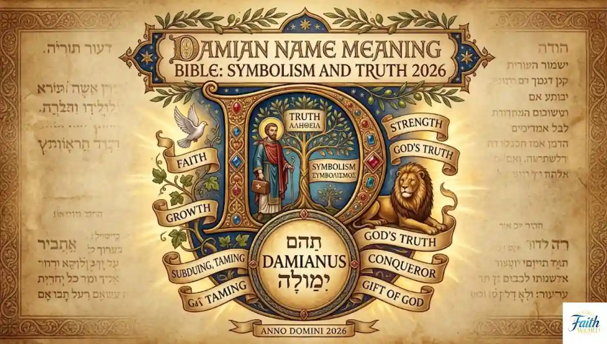 Damian Name Meaning Bible