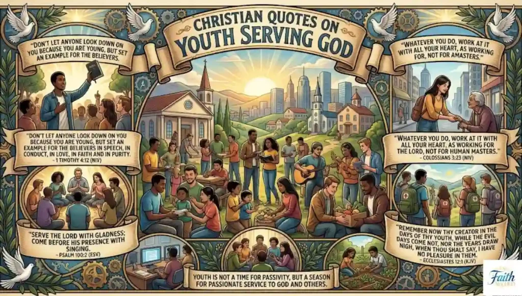 Christian Quotes on Youth Serving God