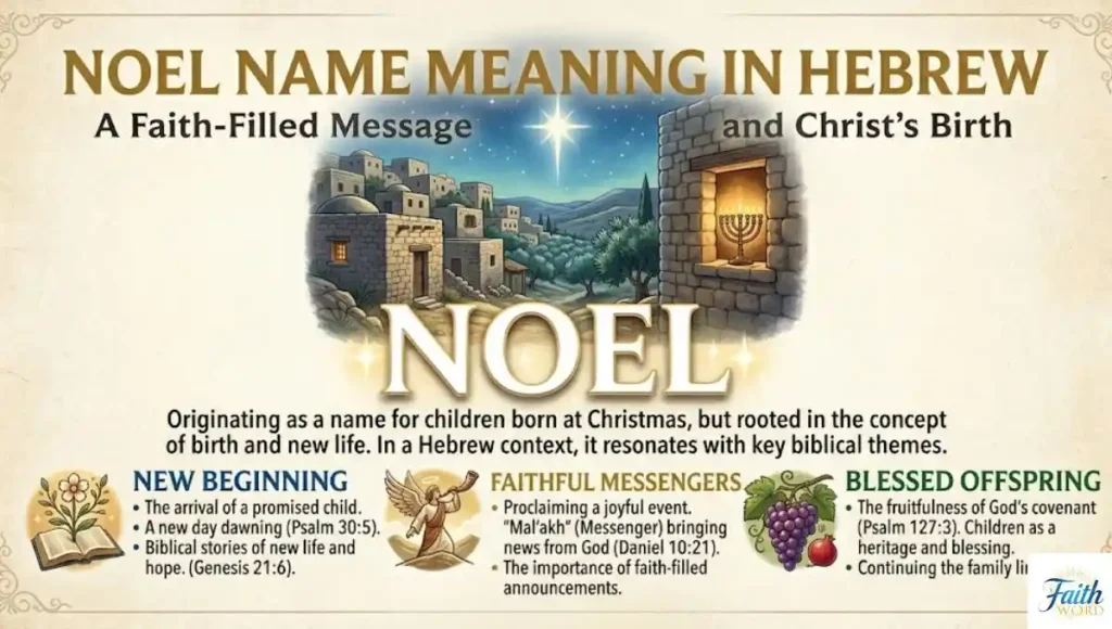 Noel Name Meaning in Hebrew