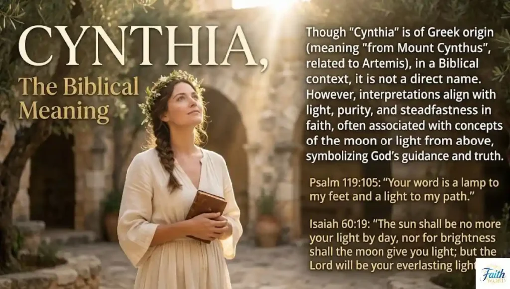 Biblical Meaning of Cynthia