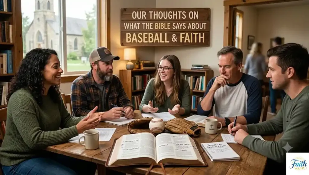Our Thoughts On What the Bible Says About Baseball and Faith