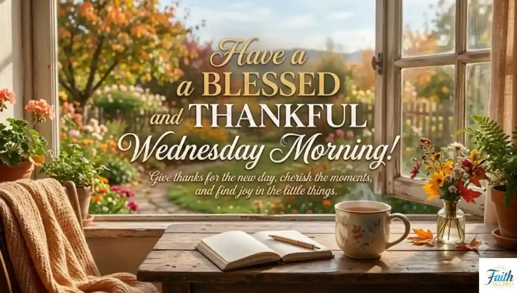 Have a Blessed and Thankful Wednesday Morning Quotes