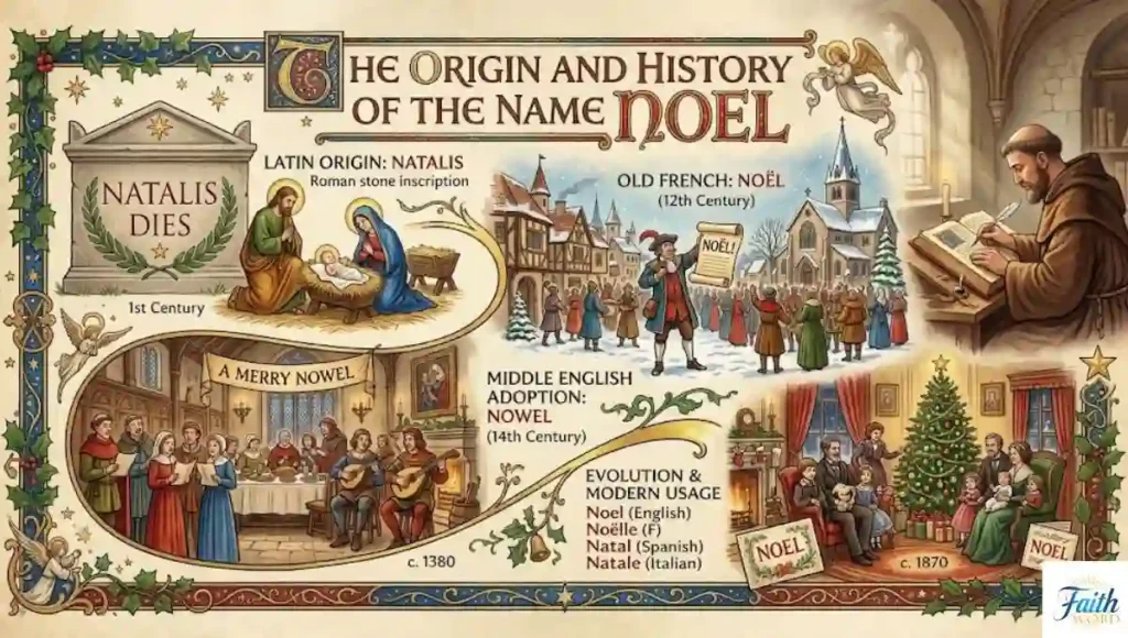 The Origin and History of the Name Noel