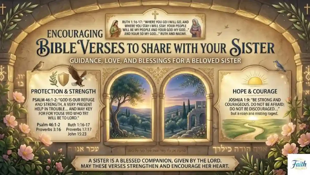 Encouraging Bible Verses to Share With Your Sister