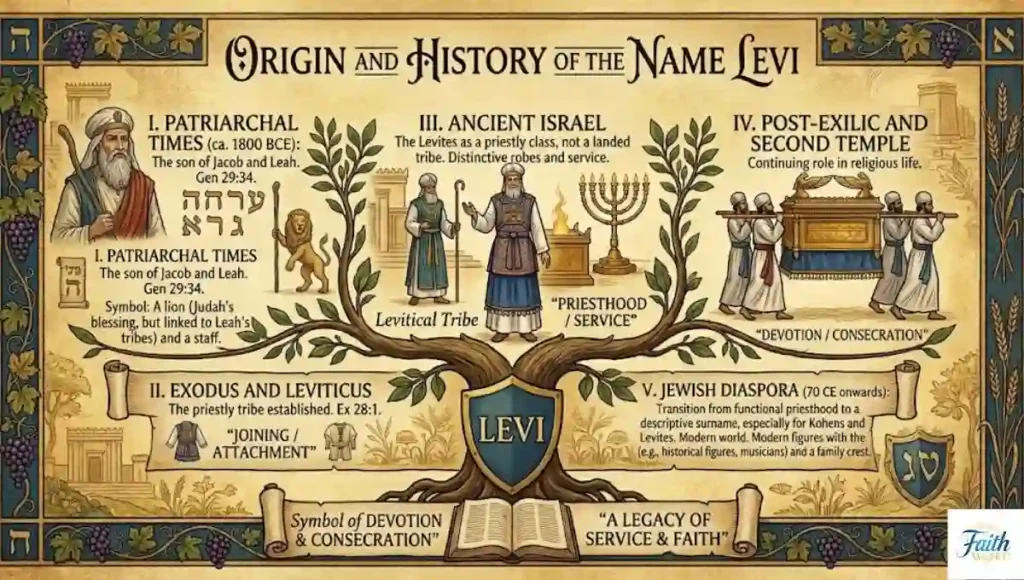 The Origin and History of the Name Levi