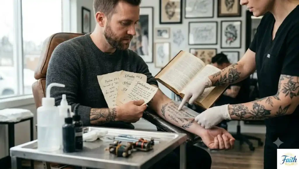 Tips Before Getting a Bible Verse Tattoo