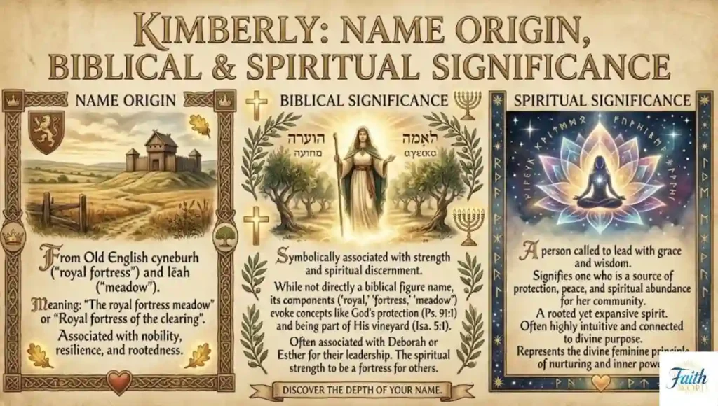 Kimberly Meaning Name Origin, Biblical & Spiritual Significance
