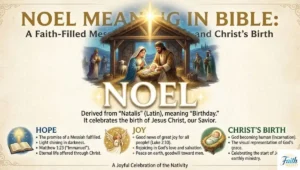 Noel Meaning in Bible: A Faith-Filled Message of Hope, Joy, and Christ's Birth