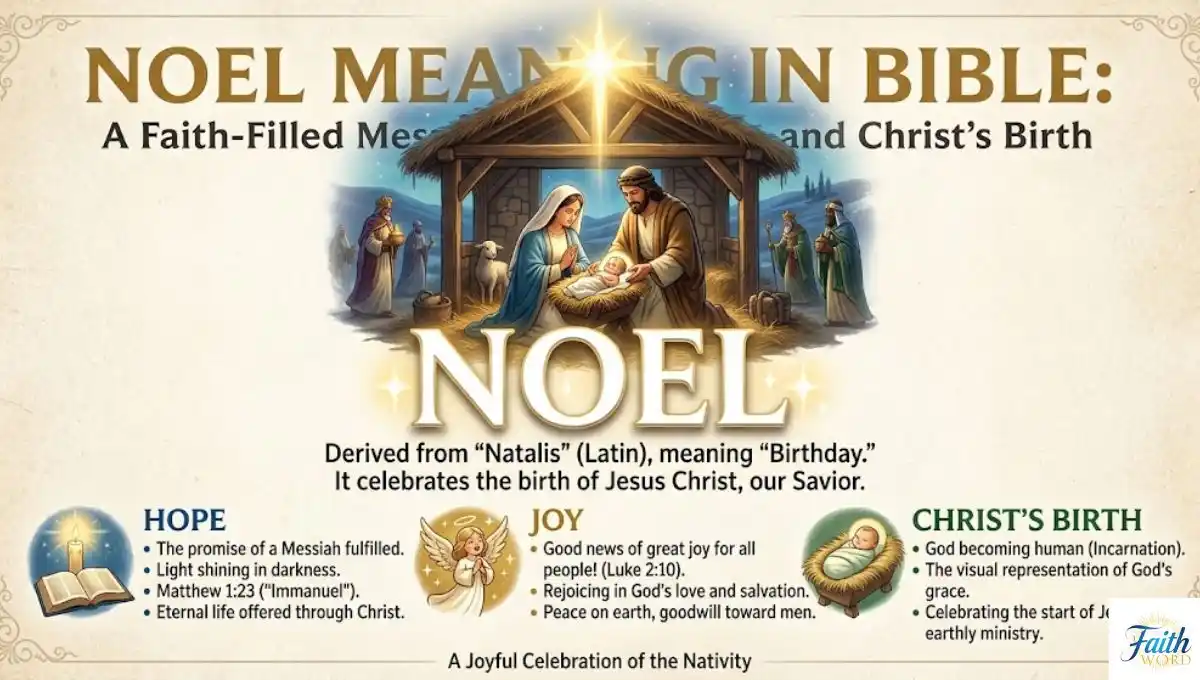 Noel Meaning in Bible: A Faith-Filled Message of Hope, Joy, and Christ's Birth