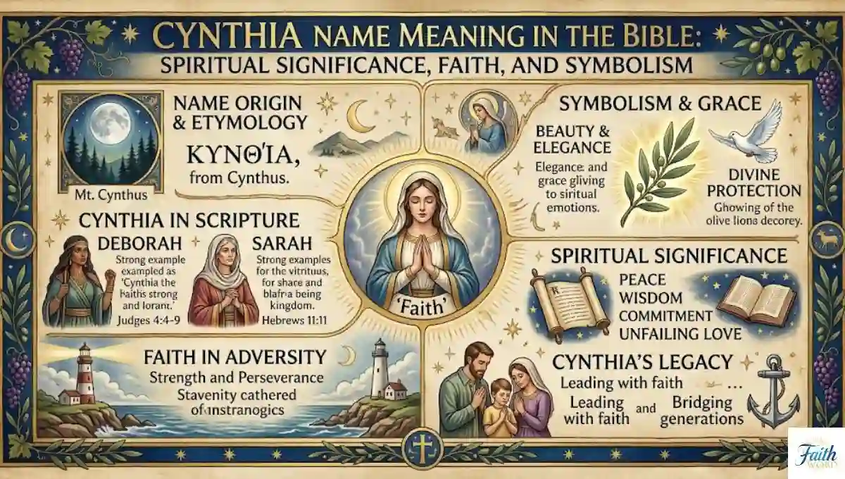 Cynthia Name Meaning in the Bible: Spiritual Significance, Faith, and Symbolism