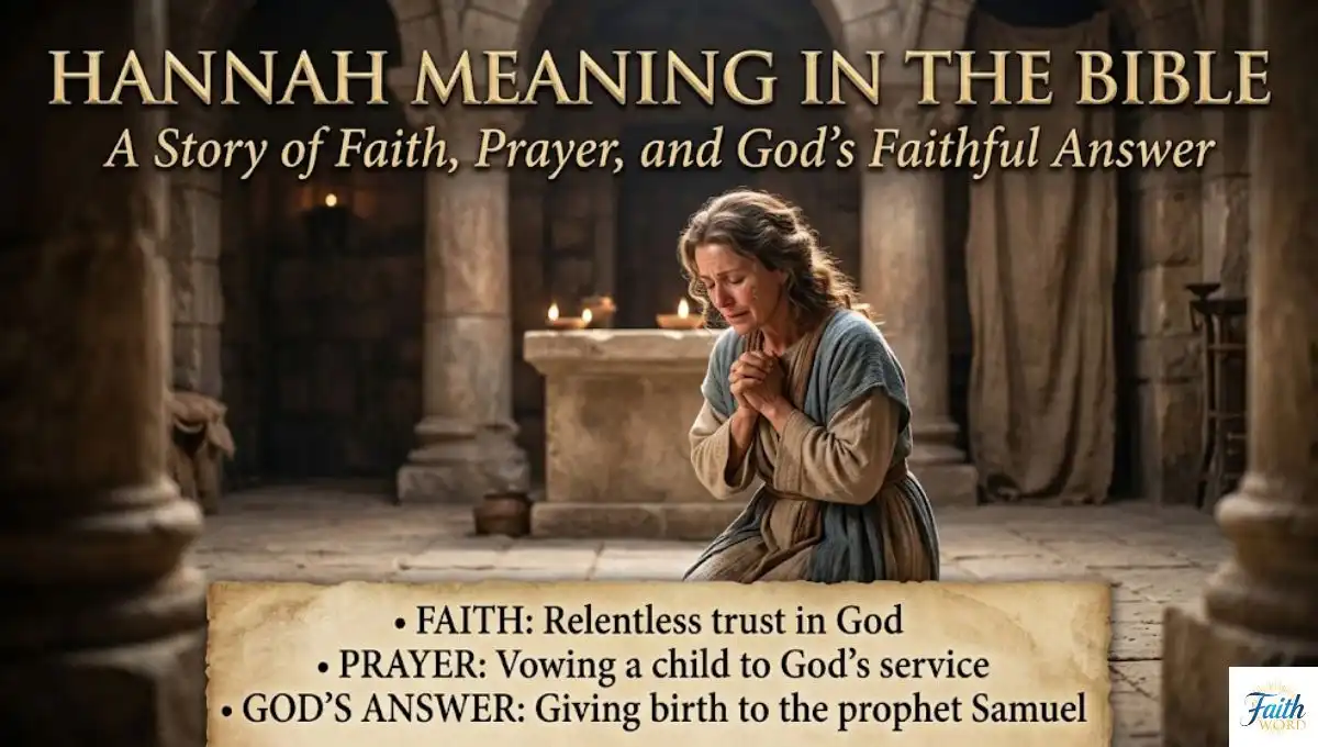 Hannah Meaning in the Bible: A Story of Faith, Prayer, and God's Faithful Answer