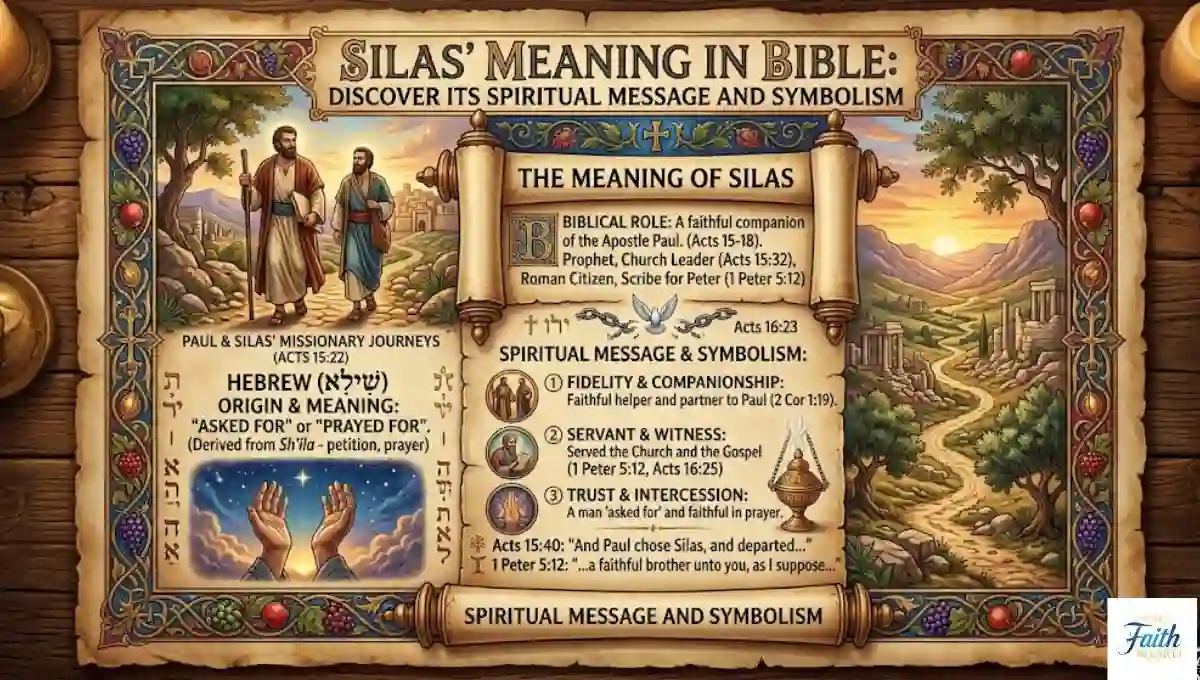 Silas Meaning in Bible: Discover Its Spiritual Message and Symbolism